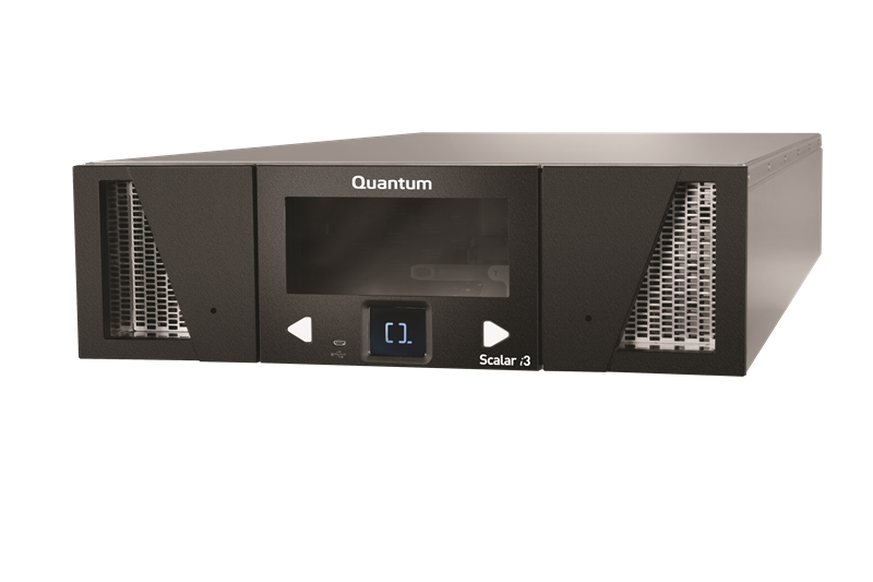 Quantum Scalar i3 Library, 3U Control Module, 25 licensed slots, no tape drives, equipment rack must support product depth of 36.4in (92.5cm)