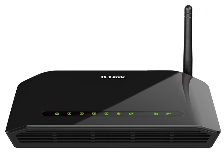 D-Link ADSL2+  N150 Wi-Fi Router, 4x100Base-TX LAN, 1x2dBi external antenna, Annex B, DSL port, Ethernet WAN support