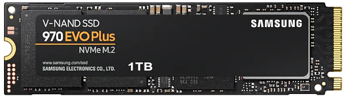 SSD M.2 (PCI-E NVMe) 1Tb (1024GB) Samsung 970 EVO plus (R3500/W3300MB/s) (MZ-V7S1T0BW) 1year