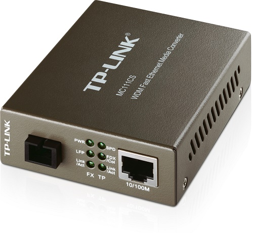 TP-Link MC111CS,  10/100 / RJ45 - 100 /  SC (), ,Tx:1550, Rx:1310,  20,     TL-MC1400