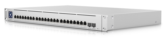 Ubiquiti Switch Enterprise XG 24 Layer 3 switch with (24) 10GbE RJ45 ports and (2) 25G SFP28 ports