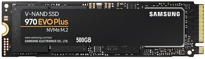 SSD M.2 (PCI-E NVMe) 500Gb Samsung 970 EVO plus (R3500/W3200MB/s) (MZ-V7S500BW) 1year