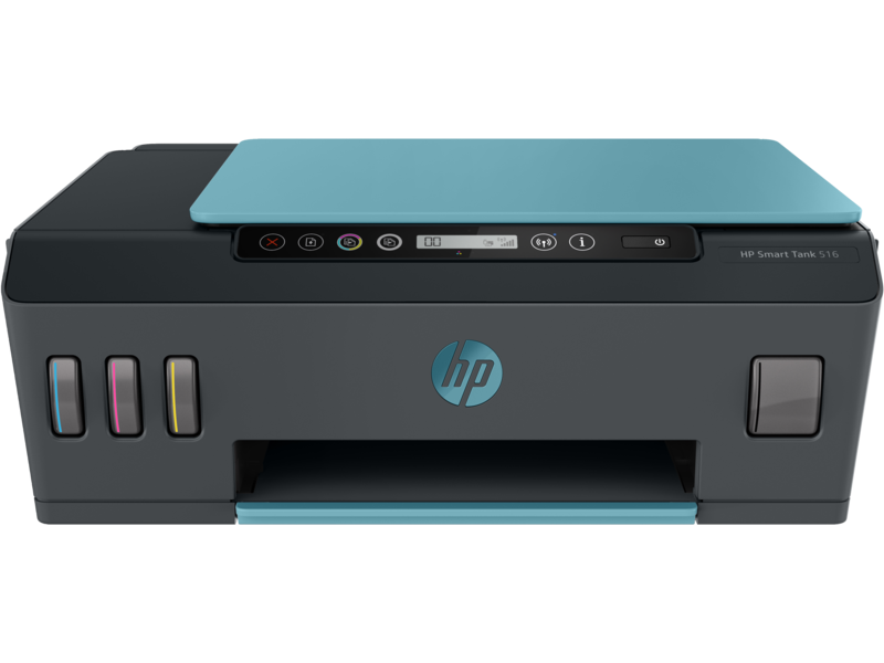 HP Smart Tank 516 AiO Printer (p/c/s, A4, 4800x1200dpi, CISS, 11(5)ppm,  1tray 100, USB2.0/Wi-Fi, cartr. Black 3x GT53XL (135 ) CMY GT52 in box)