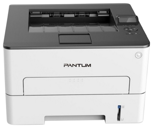 Pantum P3300DW, Printer, Mono laser, A4, 33 ppm (max 60000 p/mon), 350 MHz, 1200x1200 dpi, 256 MB RAM, PCL/PS, Duplex, paper tray 250 pages, USB, LAN, WiFi, start. cartridge 1500 pages (grey)