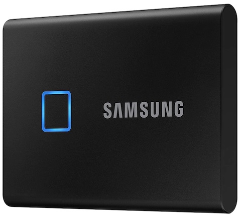 SSD Samsung T7 External 2Tb BLACK USB 3.2 (MU-PC2T0K/WW), 1year