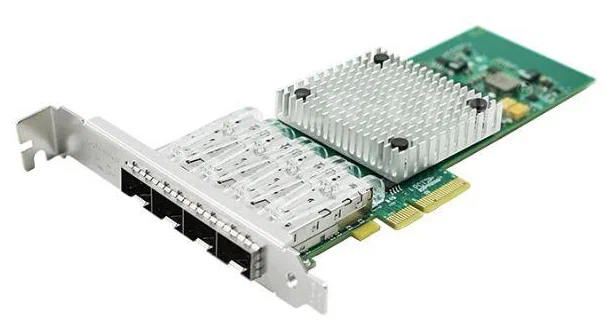 LR-Link NIC PCIe x4, 4 x 1G SFP, Intel i350 chipset (FH+LP)