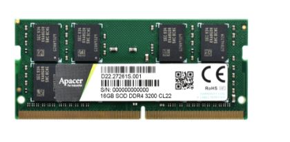 Apacer  DDR4   4GB  2666MHz SO-DIMM (PC4-21300) CL19 1.2V (Retail) 512x8 3 years (AS04GGB26CQTBGH/ES.04G2V.KNH)